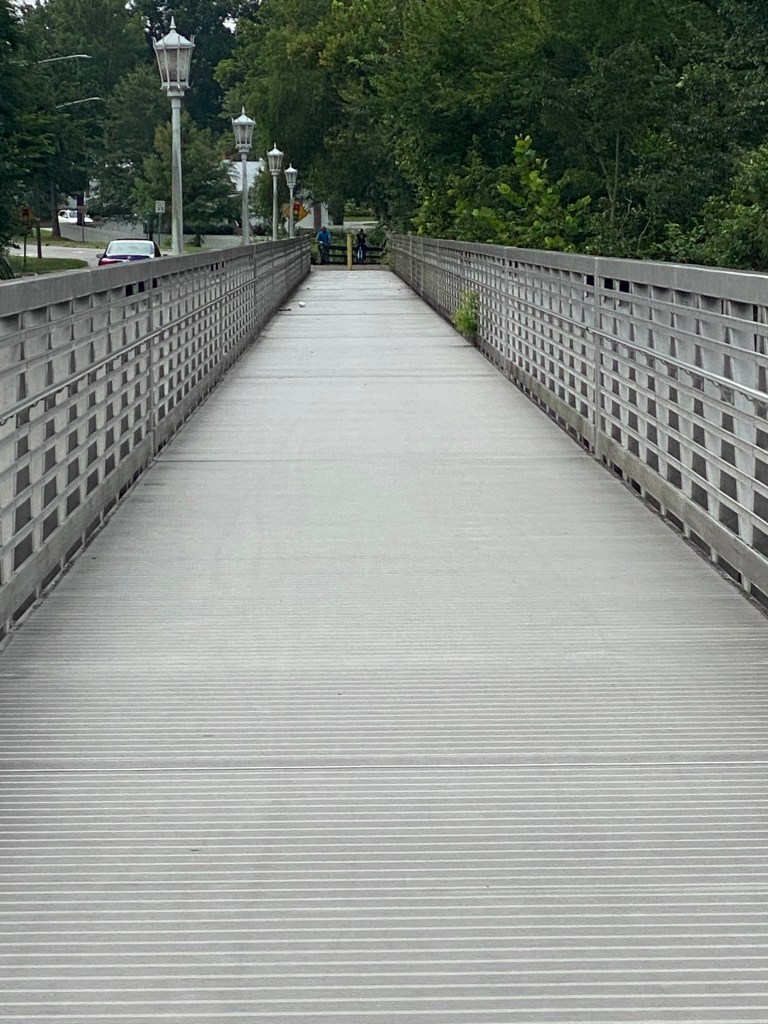 walkway beside bridge